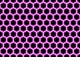 abstrakt geometrisk rosa hexagon sömlös bakgrund vektor