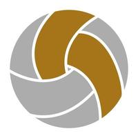 Strand Volleyball Vektor Symbol Stil