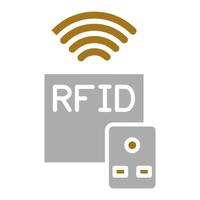 rfid vektor ikon stil