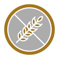 Gluten kostenlos Vektor Symbol Stil