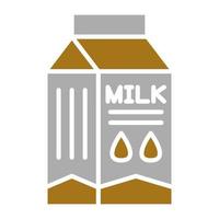 Milch Box Vektor Symbol Stil