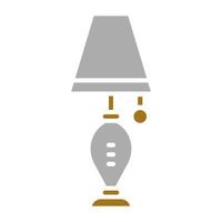 tabell lampa vektor ikon stil