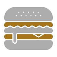 Burger Vektor Symbol Stil
