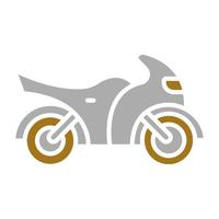 motorcykel vektor ikon stil