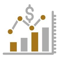 durchschnittlich Dollar Verkauf Vektor Symbol Stil