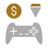 i spelet valuta vektor ikon stil