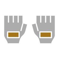 Radfahren Handschuhe Vektor Symbol Stil