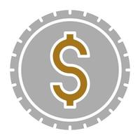 Dollar Vektor Symbol Stil
