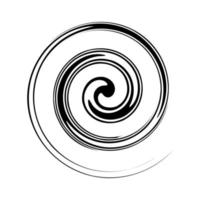 abstrakt spiral skiss vektor