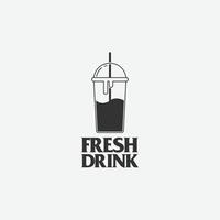 frisch trinken Symbol Logo Vektor