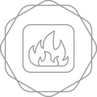 Symbol für Feuervektor vektor