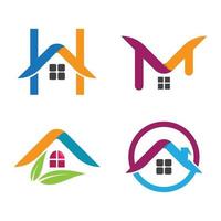 Haus Logo Bilder vektor