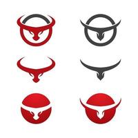Bull Horn Logo Bilder vektor
