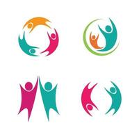 Community Care Logo Bilder Design vektor