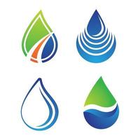 Wassertropfen-Logo-Bilder vektor