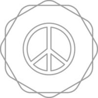 pacifism vektor ikon