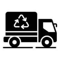 ein tolle Vektor Design von Recycling LKW im modisch Stil, Müll LKW Symbol Symbol, einfach zu verwenden im Netz, Handy, Mobiltelefon Apps und alle Präsentation Projekte