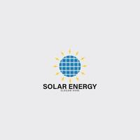 Solar- Panel elektrisch Energie Unternehmen Logo vektor