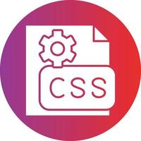 Vektor Design CSS Code Symbol Stil
