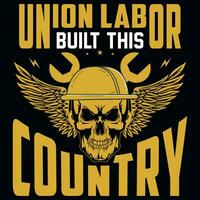 Labor Day tshirt design vektor