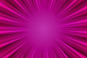 leer lila Strahlen Hintergrund mit gepunktet vektor