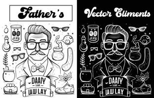 Väter Tag Elemente Vektor zum t Hemd Design, Papa Vektor Elemente, kostenlos Papa Papa Vati Vater Vektor Elemente, kostenlos herunterladen,