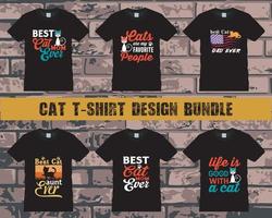 T-Shirt Grafik, Katze t Hemd Design, Katze Liebhaber Shirt, Vektor drucken mit glücklich süß Katze