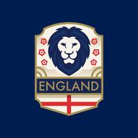 England WM Fußball-Abzeichen vektor