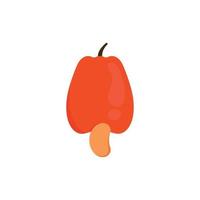 Cashew Obst Vektor Illustration Logo Vorlage