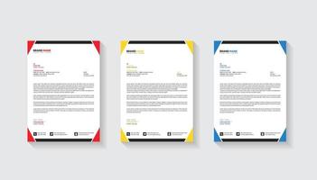 kreativ och modern företag brev design vektor