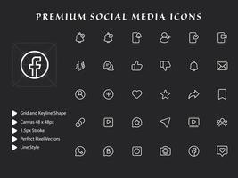 Social Media Icon Pack vektor