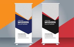 modern kreativ rollen oben Banner Design vektor