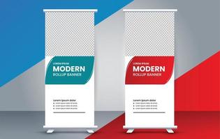 modern kreativ rollen oben Banner Design Vorlage vektor