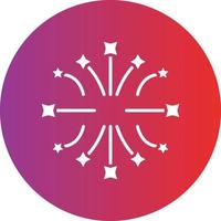 Vektor Design Feuerwerk Symbol Stil