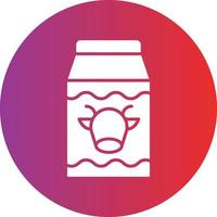 Vektor Design Milch Symbol Stil