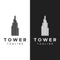 Französisch Eiffel Turm Gebäude und hoch Turm Logo Vorlage design.mit editierbar Vektor Illustration.