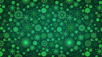 schneebedeckt Grün Hintergrund. Weihnachten Winter Design. vektor
