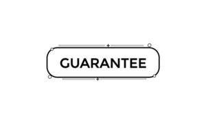 Garantie vectors.sign Etikette Blase Rede Garantie vektor