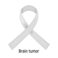 cancer band. hjärna tumör. vektor illustration.