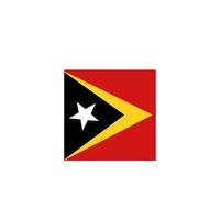 Osten Timor Flagge Symbol, Illustration von National Flagge Design mit Eleganz Konzept vektor