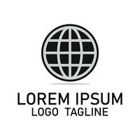 Welt Symbol Zeichen Logo Design mit Vektor Format.