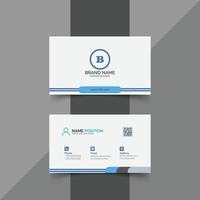 modernes Corporate-Visitenkarten-Template-Design vektor