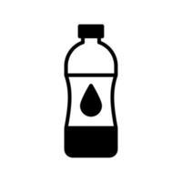 Wasserflaschen-Icon-Design vektor