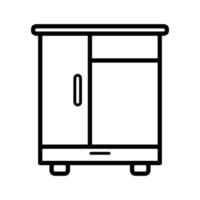 Kleiderschrank Symbol Design Vektor