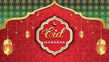 eid mubarak banner mall vektor