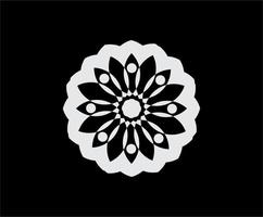 Luxus orientalisch Mandala auf dunkel Hintergrund. vektor