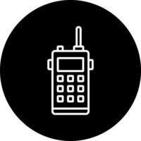 Walkie Talkie Vektor Symbol Stil