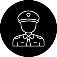 Polizist Vektor Symbol Stil