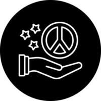Frieden Vektor Symbol Stil