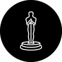 Oscar tilldela vektor ikon stil